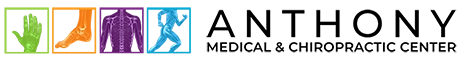 The Anthony Medical & Chiropractic Center website scrolling logo